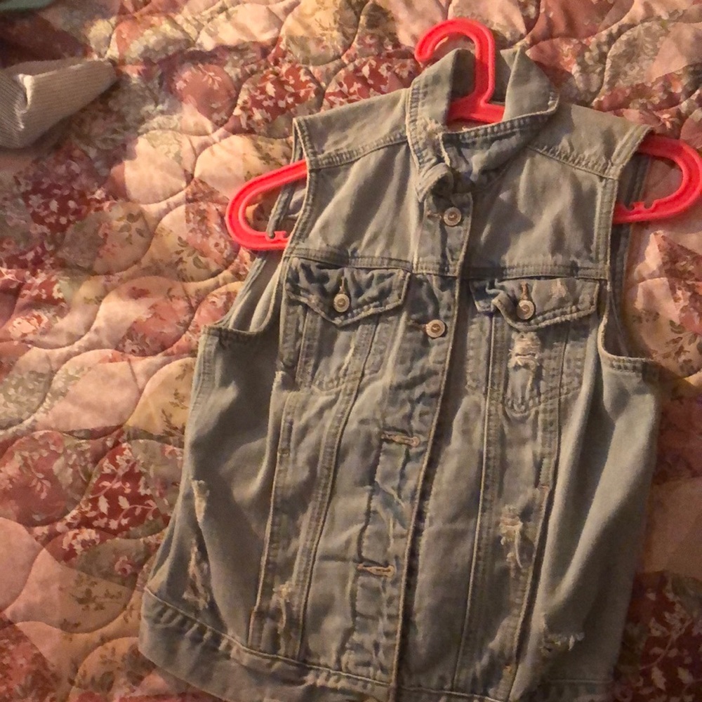 Vintage denim vest